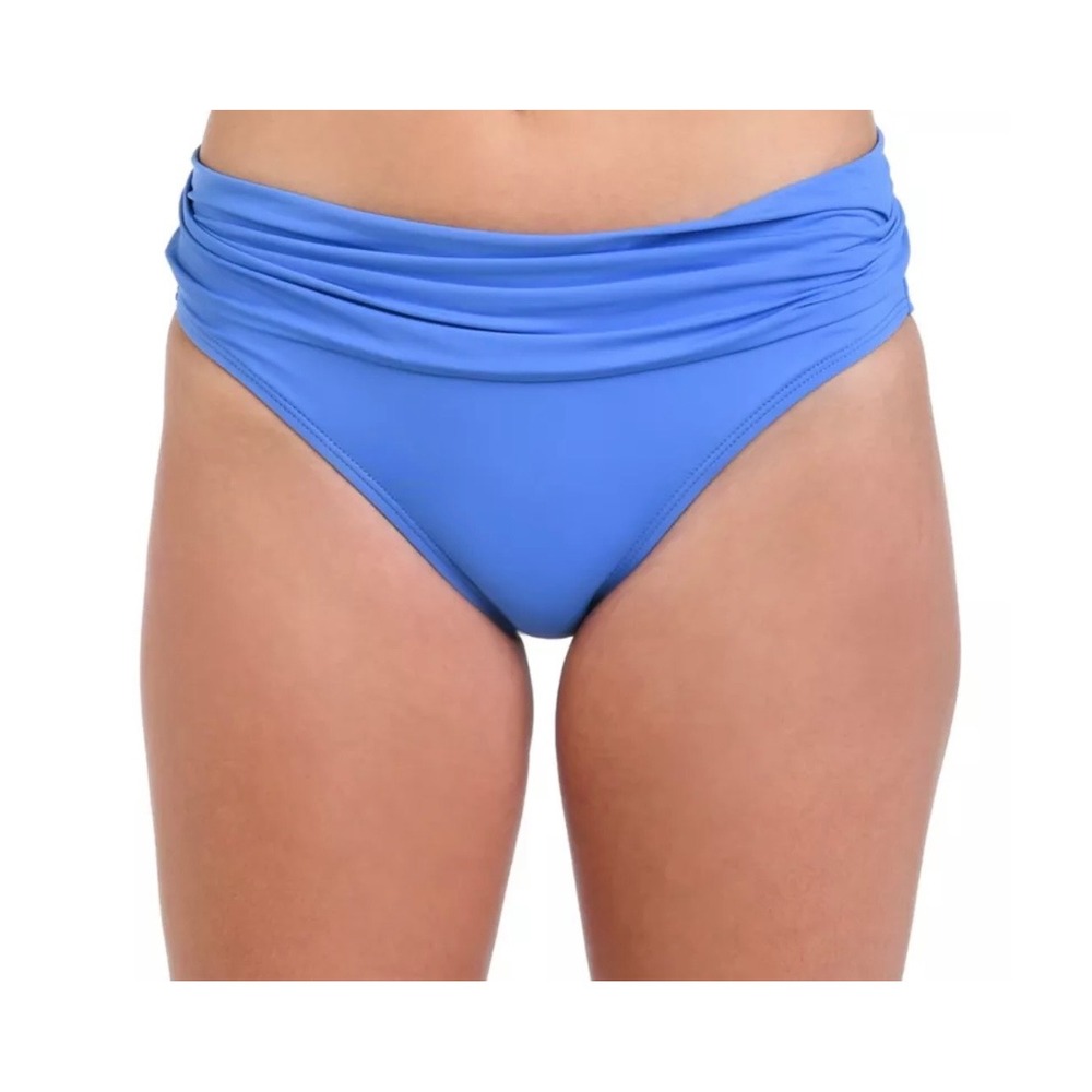 La Blanca Island Goddess‎ Hipster Bikini Bottom Chambray Blue LB0IG95
